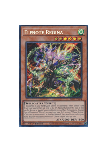 Elfnote Regina (V.1 - Secret Rare)