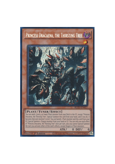 Princess Dracaena, the Thirsting Tree (V.1 - Secret Rare)