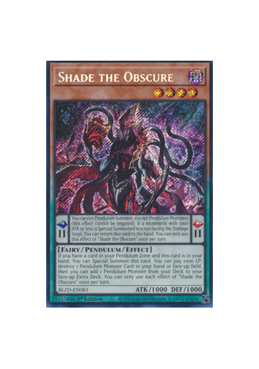 Shade the Obscure (V.1 - Secret Rare)