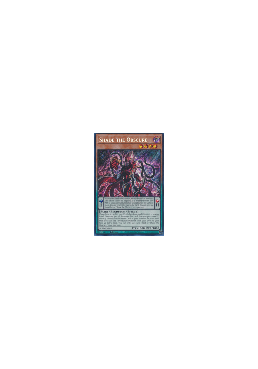 Shade the Obscure (V.1 - Secret Rare)