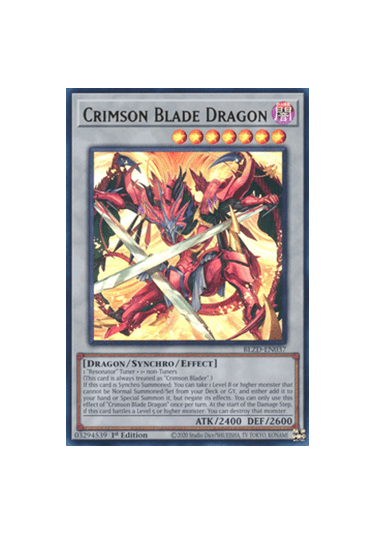 Crimson Blade Dragon (V.1 - Ultra Rare)