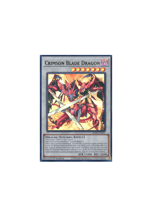 Crimson Blade Dragon (V.1 - Ultra Rare)