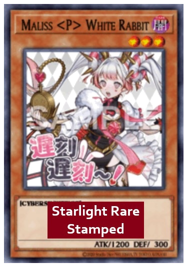 Maliss P White Rabbit (V.2 - Starlight Rare)