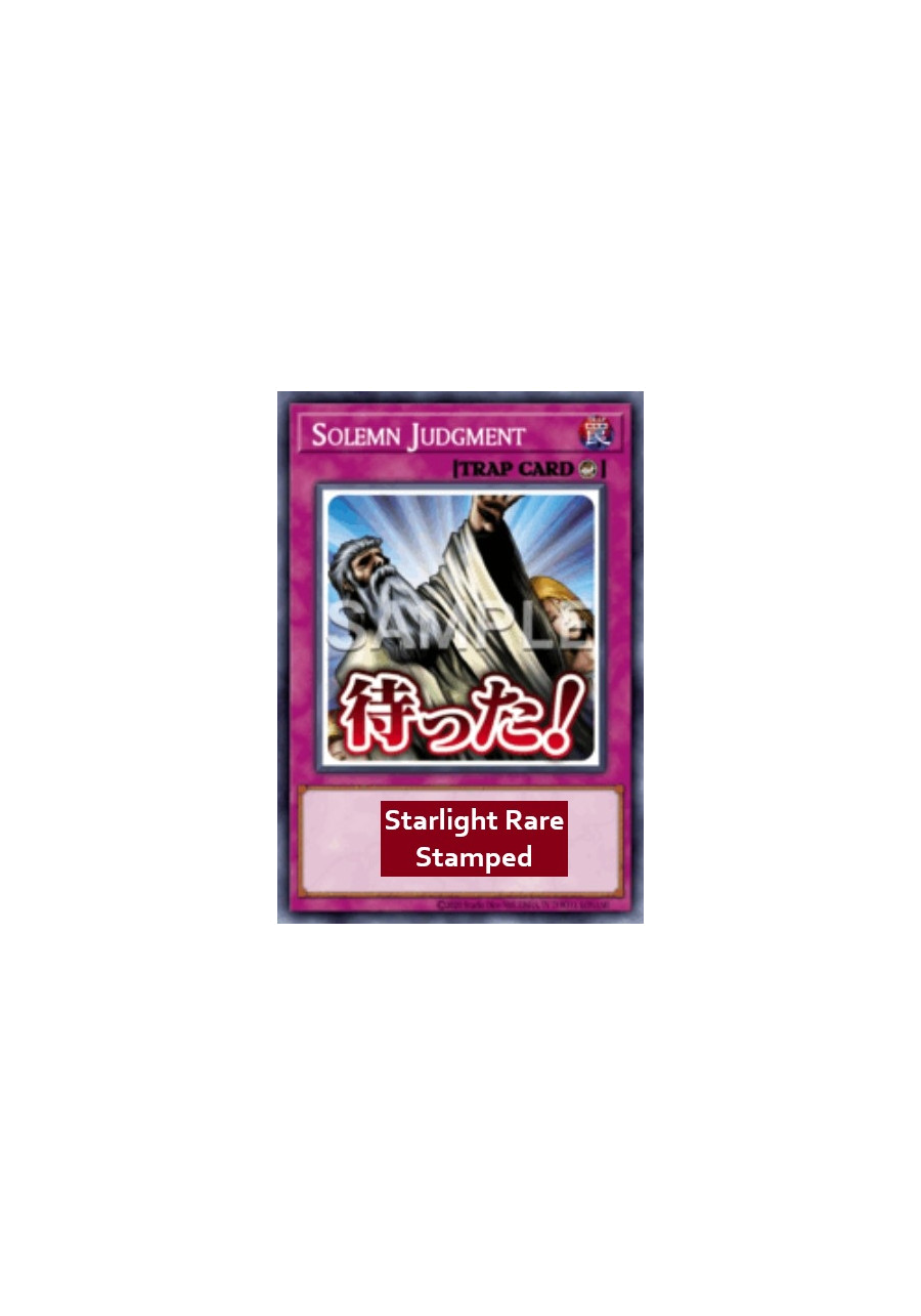 Solemn Judgment (V.2 - Starlight Rare)