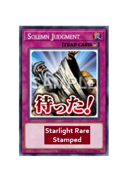 Solemn Judgment (V.2 - Starlight Rare)