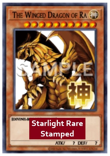 The Winged Dragon of Ra (V.2 - Starlight Rare)