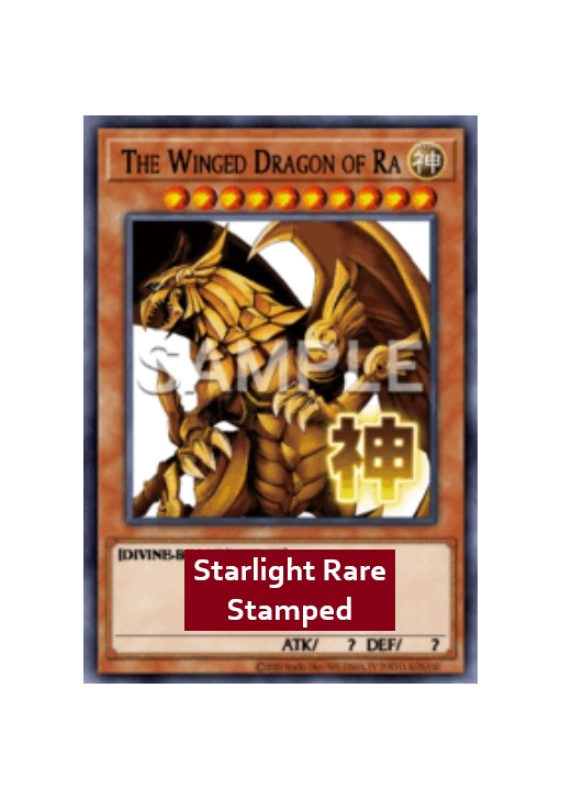 The Winged Dragon of Ra (V.2 - Starlight Rare)