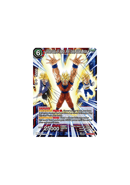SS Son Goku, SS Vegeta, & SS Trunks, Golden Warriors