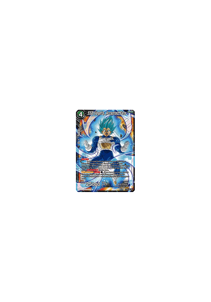 SSB Vegeta, Accepted Fate