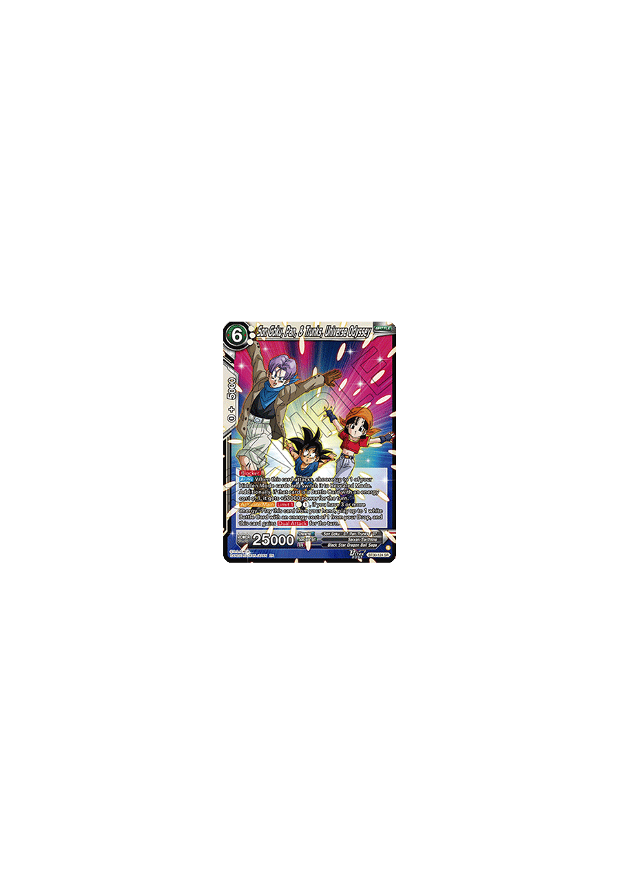 Son Goku, Pan, & Trunks, Universe Odyssey