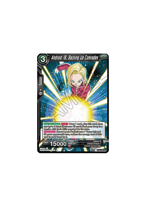 Android 18, Backing Up Comrades