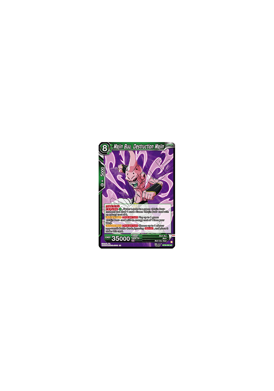 Majin Buu, Destruction Majin