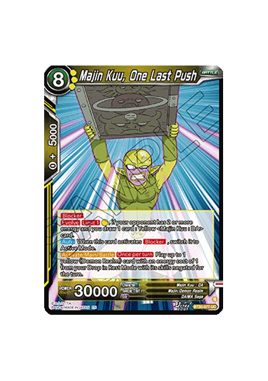Majin Kuu, One Last Push