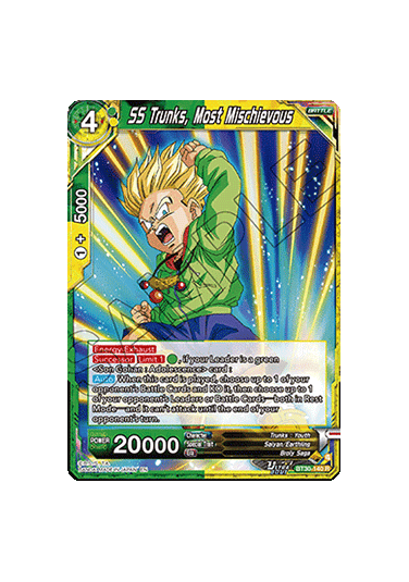 SS Trunks, Most Mischievous