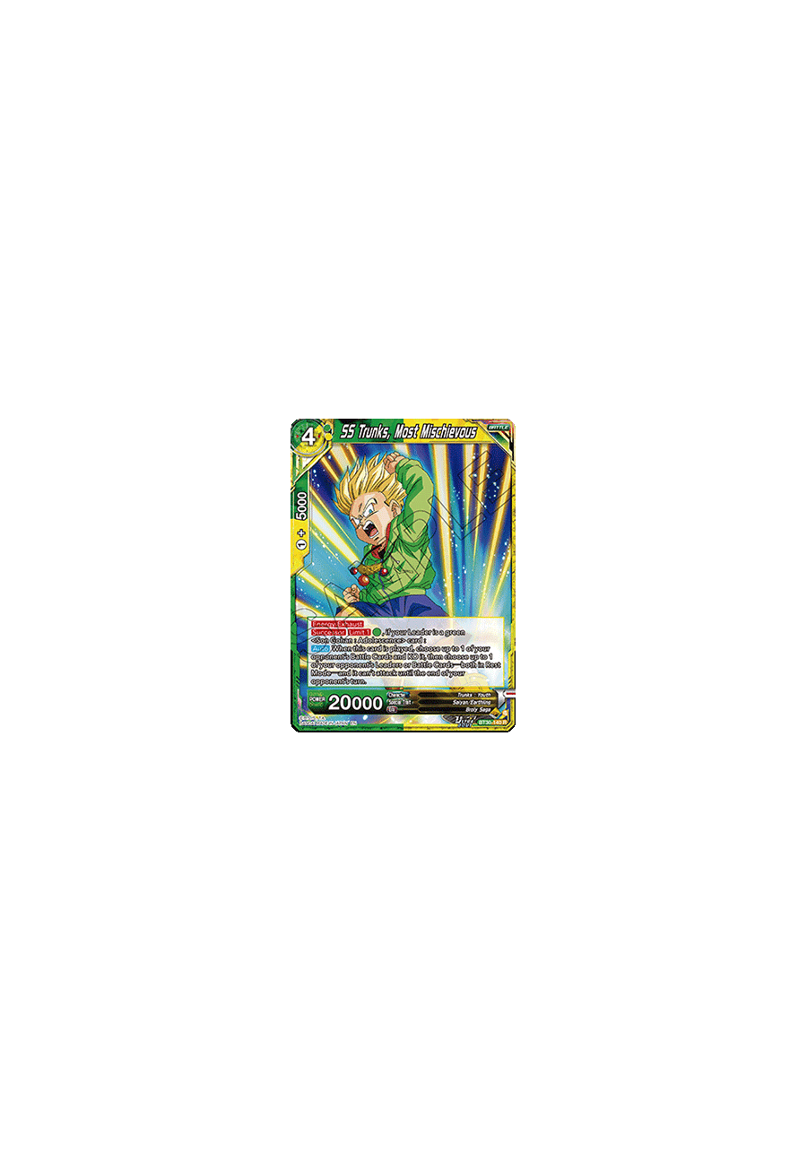 SS Trunks, Most Mischievous