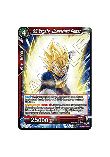 SS Vegeta, Unmatched Power
