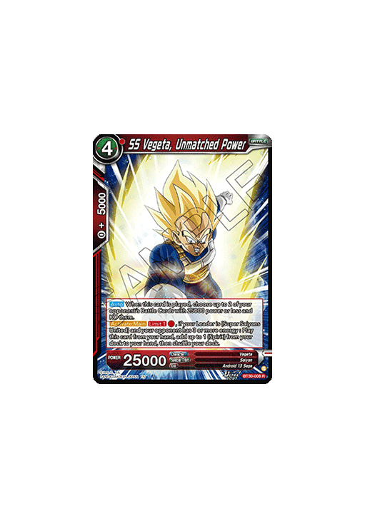 SS Vegeta, Unmatched Power