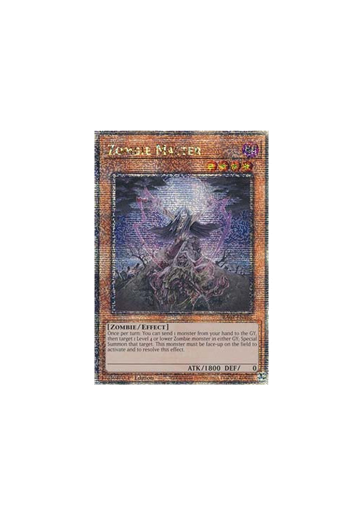 Zombie Master (V.2 - Quarter Century Secret Rare)