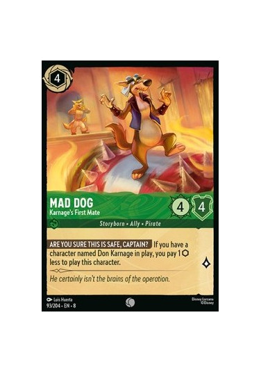 Mad Dog - Karnage’s First Mate