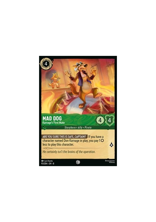 Mad Dog - Karnage’s First Mate