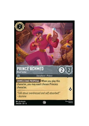 Prince Achmed - Rival Suitor