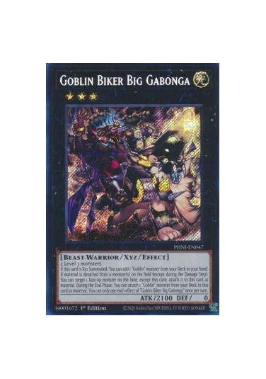 Goblin Biker Big Gabonga (V.1 - Secret Rare)
