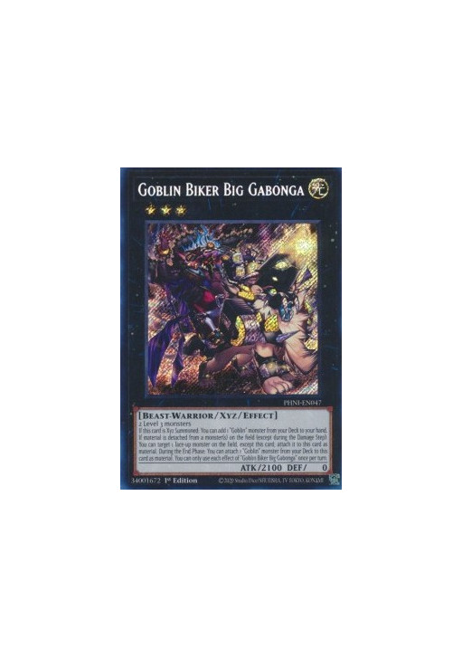 Goblin Biker Big Gabonga (V.1 - Secret Rare)