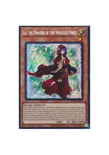 Lo, the Prayers of the Voiceless Voice (V.1 - Secret Rare)