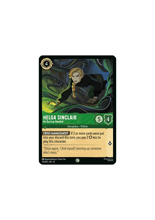Helga Sinclair - No Backup Needed