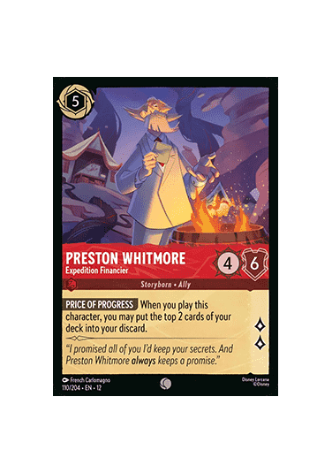 Preston Whitmore - Expedition Financier