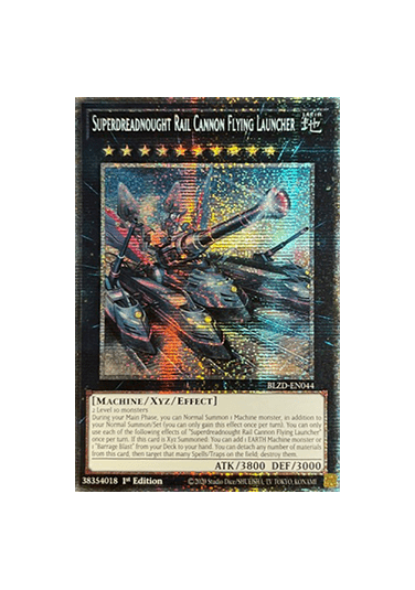 Superdreadnought Rail Cannon Flying Launcher (V.2 - Starlight Rare)