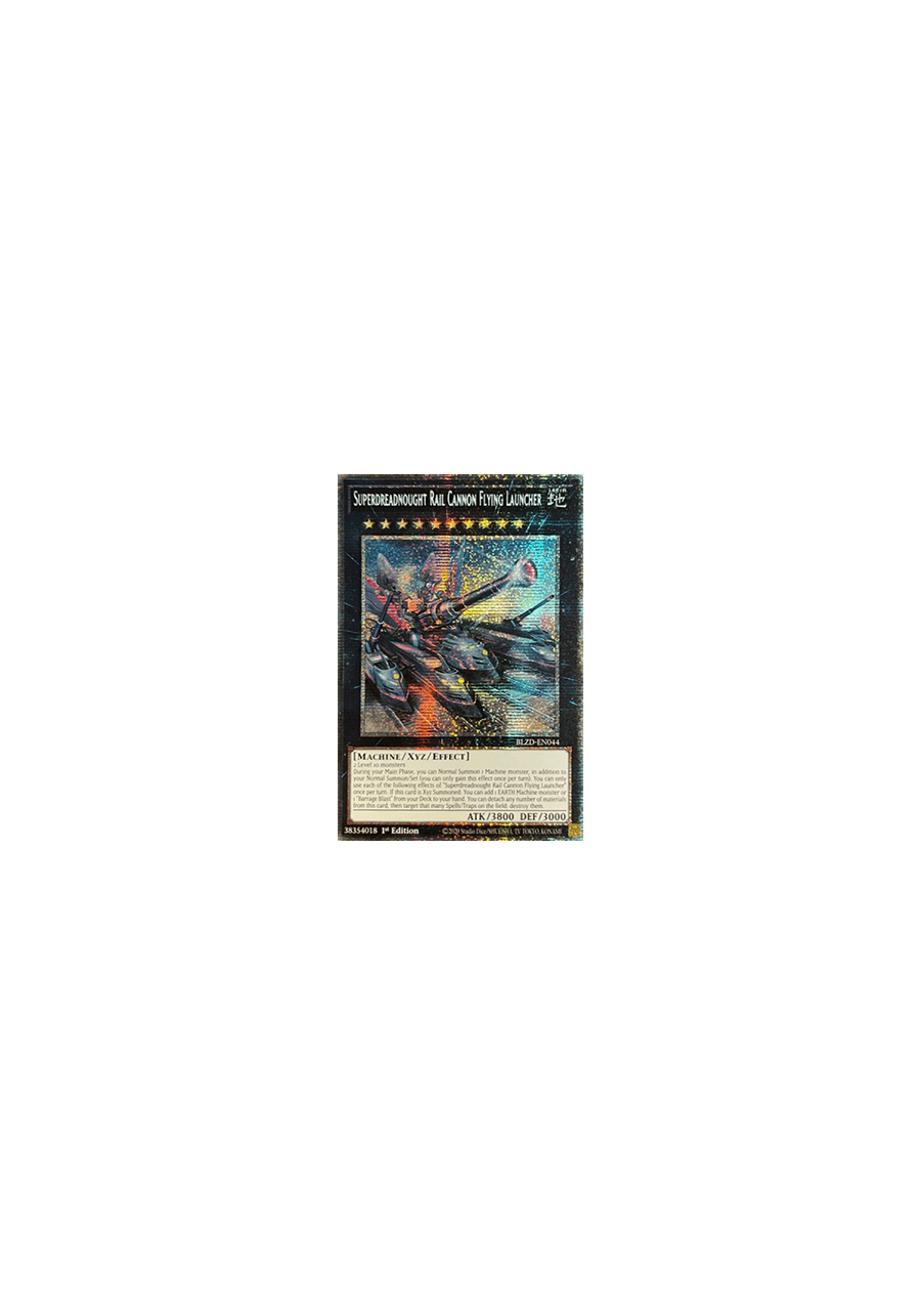 Superdreadnought Rail Cannon Flying Launcher (V.2 - Starlight Rare)