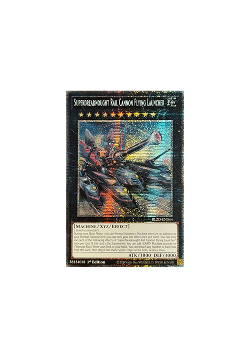 Superdreadnought Rail Cannon Flying Launcher (V.2 - Starlight Rare)