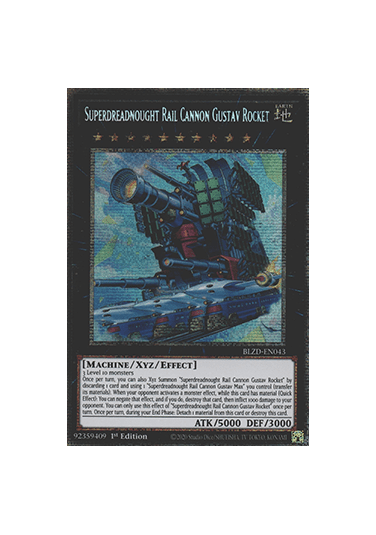Superdreadnought Rail Cannon Gustav Rocket (V.2 - Starlight Rare)