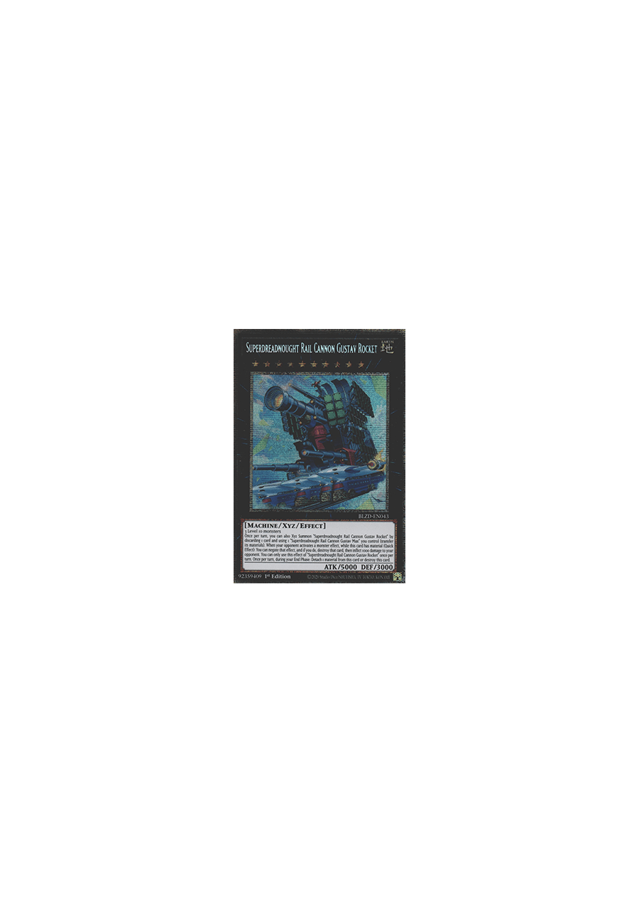 Superdreadnought Rail Cannon Gustav Rocket (V.2 - Starlight Rare)