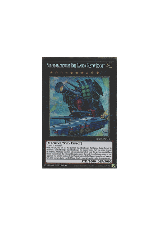 Superdreadnought Rail Cannon Gustav Rocket (V.2 - Starlight Rare)