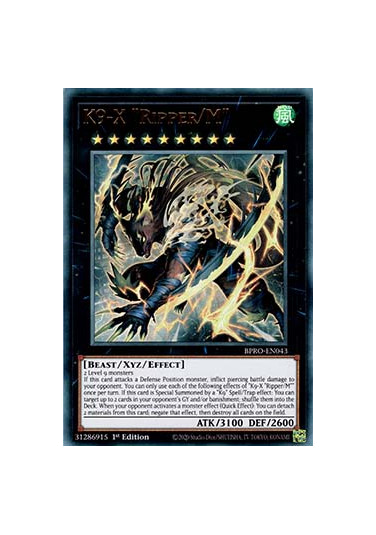 K9-X ”Ripper/M” (V.1 - Ultra Rare)