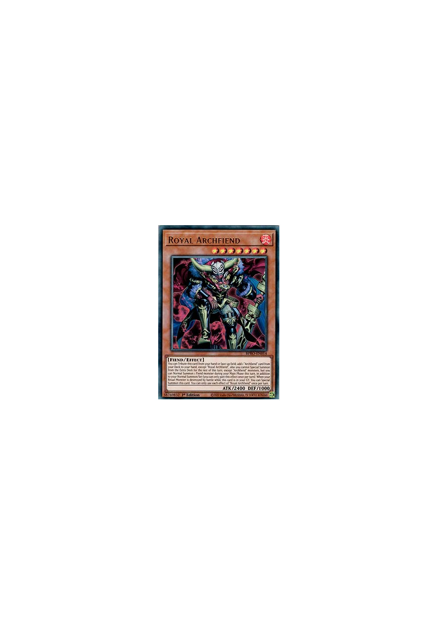 Royal Archfiend (V.1 - Ultra Rare)