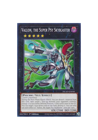 Vallon, the Super Psy Skyblaster
