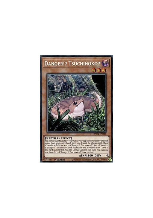 Danger!? Tsuchinoko? (V.3 - Secret Rare)