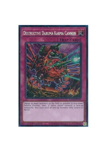 Destructive Daruma Karma Cannon (V.3 - Secret Rare)