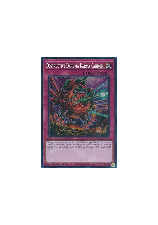 Destructive Daruma Karma Cannon (V.3 - Secret Rare)