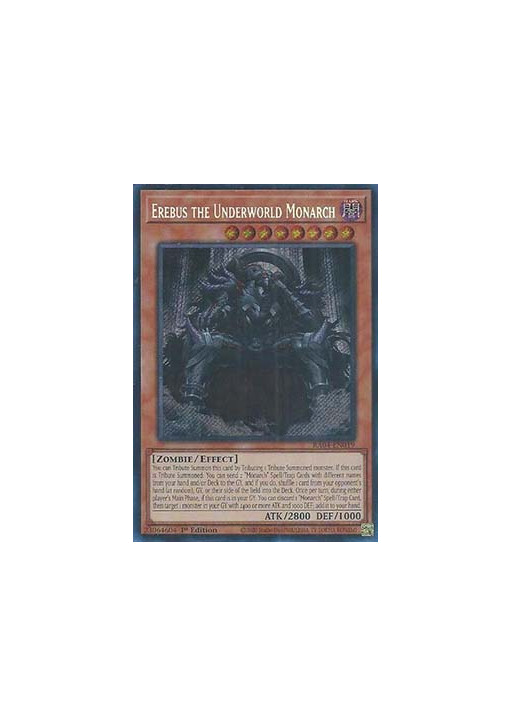 Erebus the Underworld Monarch (V.3 - Secret Rare)