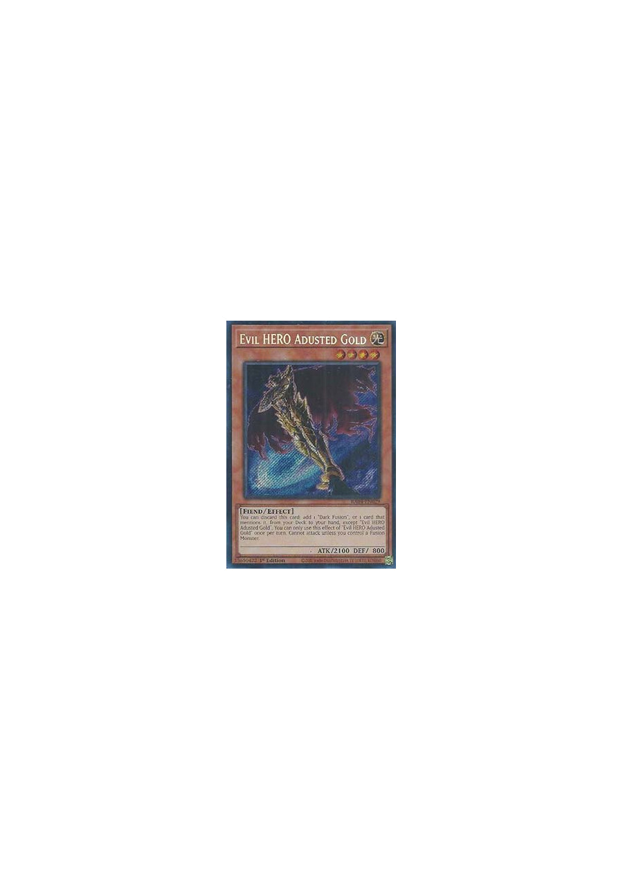 Evil HERO Adusted Gold (V.3 - Secret Rare)