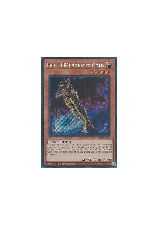 Evil HERO Adusted Gold (V.3 - Secret Rare)