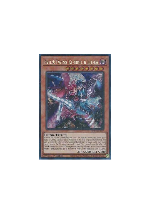 EvilTwins Ki-sikil & Lil-la (V.3 - Secret Rare)