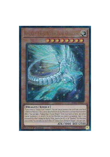Galaxy-Eyes Afterglow Dragon (V.7 - Ultimate Rare)
