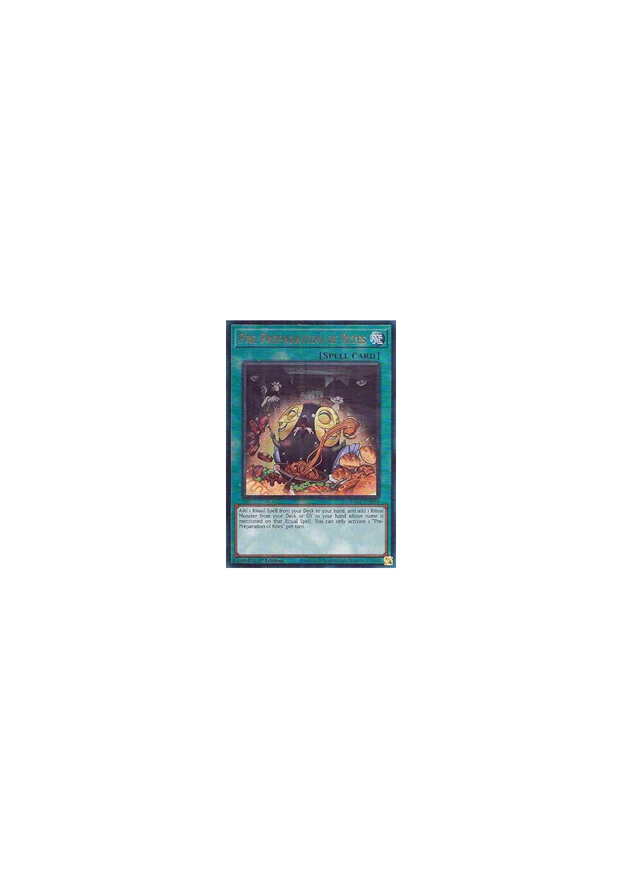 Pre-Preparation of Rites (V.7 - Ultimate Rare)