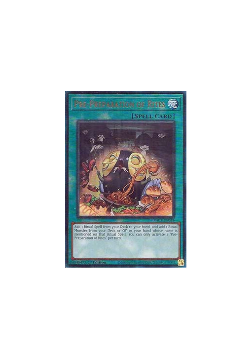 Pre-Preparation of Rites (V.7 - Ultimate Rare)
