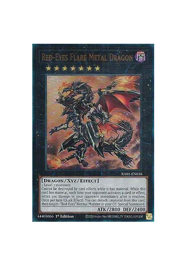 Red-Eyes Flare Metal Dragon (V.7 - Ultimate Rare)